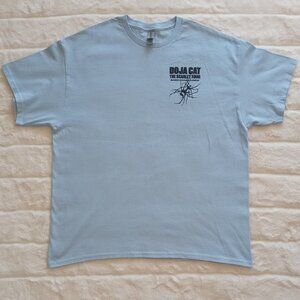 Doja Cat The Scarlet Tour Las Vegas 2023 XL "Crew" Blue T-Shirt RARE! NEW